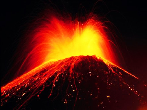 Развивающее занятие «Извержение вулкана»