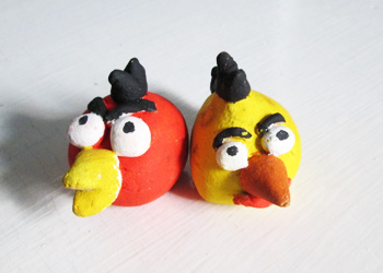 Angry Birds из соленого теста