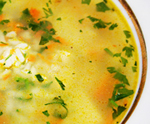 Тыквенный суп с рисом