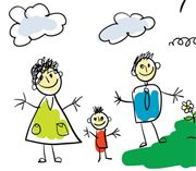 рисунок семьи ребенком