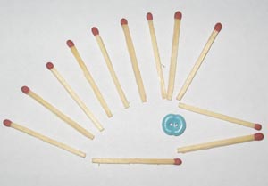 ежик из спичек