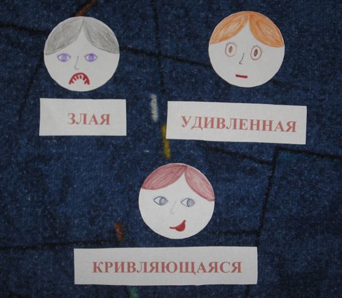 мордашки кривляются