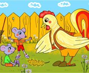 петушок и мышки
