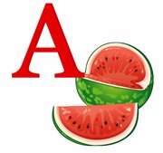 Буква А арбуз