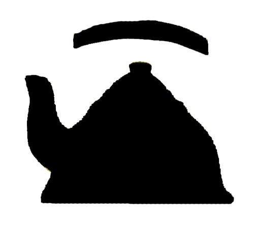 чайник трафарет