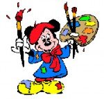 художник Микки Маус