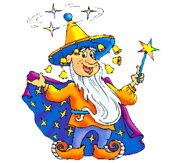 волшебник с палочкой