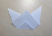 голова кота из бумаги