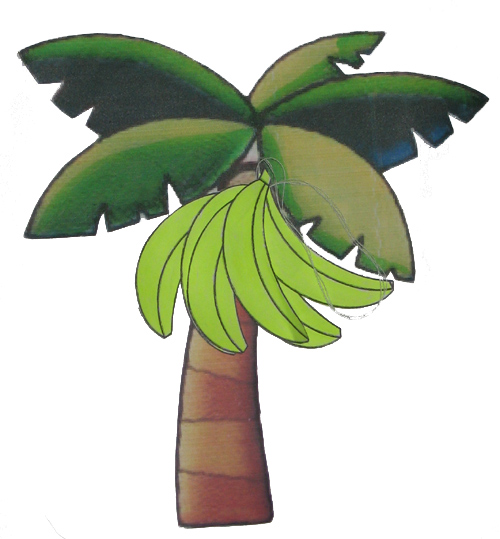 пальма с бананами