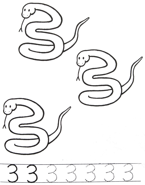 Что на этом рисунке изображено цифрой 3. Змея раскраска. Змея в виде буквы з. Цифра 3 змея. Раскраска змейка для детей.
