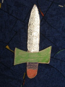 меч из картона
