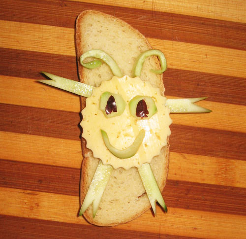 Бутерброд «Смешарик»