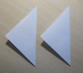 треугольники из бумаги