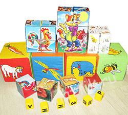 Детские кубики — универсальная игрушка для развития ребенка